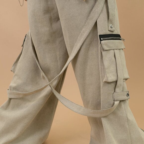 NEW ACDC Rag x Gedraji Cryptid Corpse Beige Cargo Pants - Picture 8 of 9